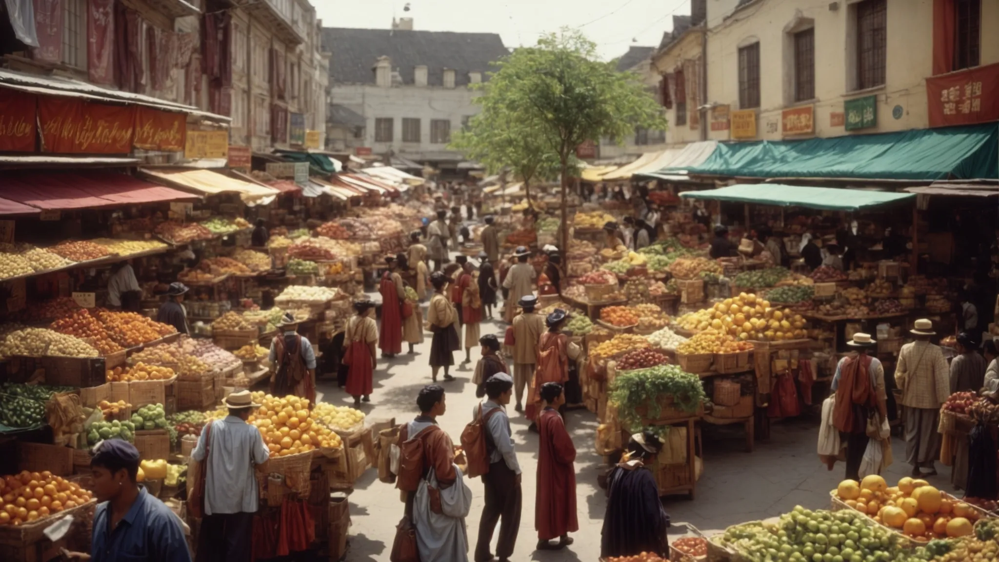 a colorful marketplace bustling with diverse shoppers, each selecting products that suit their unique tastes.